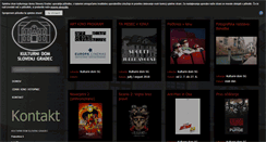 Desktop Screenshot of kulturni-dom-sg.si