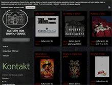 Tablet Screenshot of kulturni-dom-sg.si